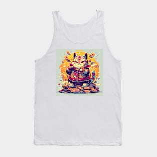 Pop Urban Prosperity Cat Tank Top